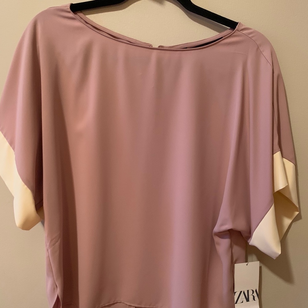 Lovely Zara short sleeve blouse, NWT